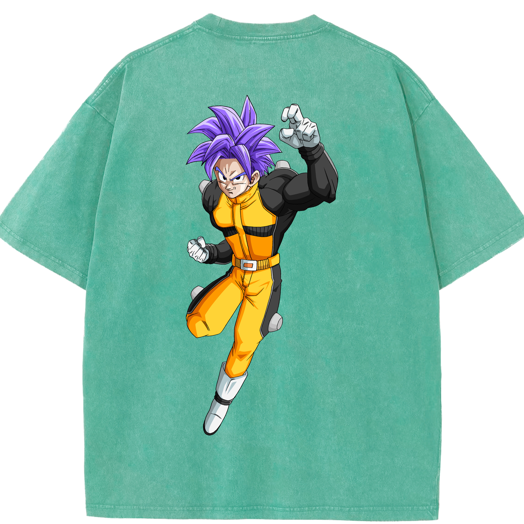 （画像用） ドラゴンボール DRAGON BALL 綿100% ヴィンテージ風 半袖Tシャツ（背面プリント）